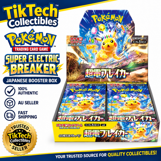 Pokémon Super Electric Breaker SV8 Japanese Booster Box Factory Sealed Au Seller