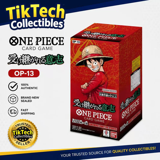ONE PIECE Card Game OP-13 Carrying On His Will Booster Box Sealed [JAPANESE]