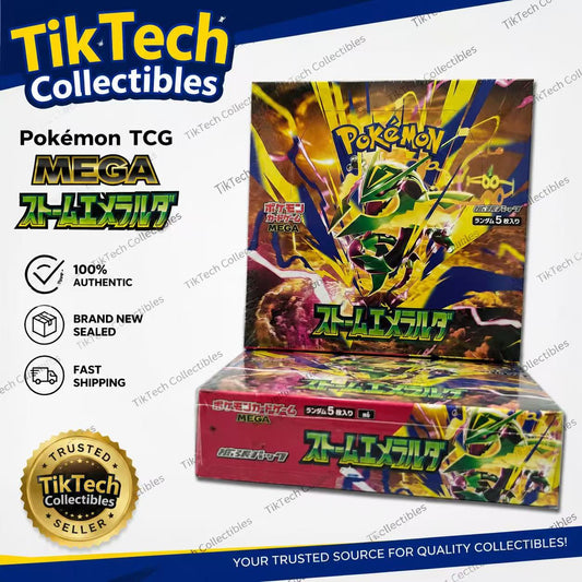 Pokémon Mega Storm Emerald [M6] Japanese Booster Box Rayquaza