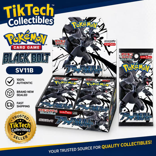 Black Bolt Booster Box SV11B NEW Sealed Pokemon Japanese AU SELLER STOCK ON HAND
