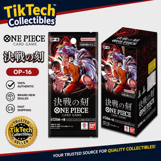 ONE PIECE Card Game OP-16 The Time of Battle Booster Box Sealed [JAPANESE]